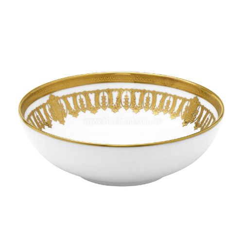Picture of SAINT HONORE CEREAL BOWL (GOLD WHITE RIM)