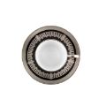 Picture of SAINT HONORE COFFEE CUP AND SAUCER (CYLINDRICAL) (PLATINUM BLACK RIM)