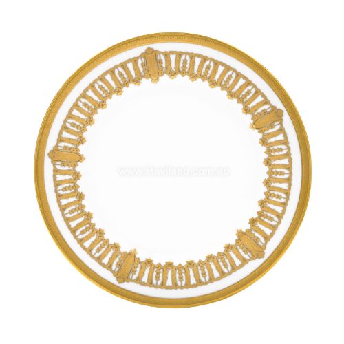 Picture of SAINT HONORE DESSERT PLATE (GOLD WHITE RIM)