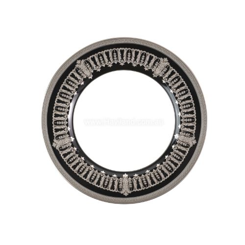 Picture of SAINT HONORE DESSERT PLATE (PLATINUM BLACK RIM)