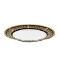 Picture of SAINT HONORE FLAT DISH (GOLD BLACK RIM)