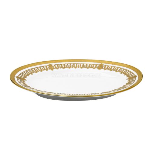 Picture of SAINT HONORE PICKLE DISH (GOLD WHITE RIM)