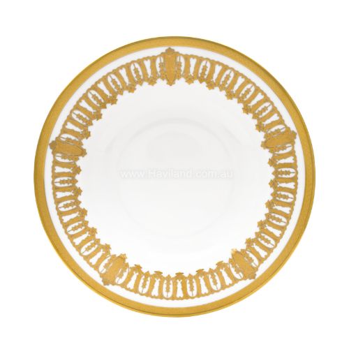 Picture of SAINT HONORE RIM SOUP PLATE (GOLD WHITE RIM)