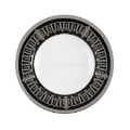Picture of SAINT HONORE RIM SOUP PLATE (PLATINUM BLACK RIM)