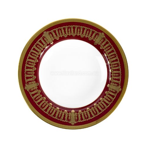 Picture of SAINT HONORE RIM SOUP PLATE (GOLD CHERRY RIM)