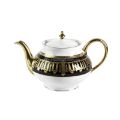 Picture of SAINT HONORE ROUND TEAPOT (GOLD BLACK RIM)