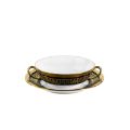Picture of SAINT HONORE SOUP CUP AND SAUCER (GOLD BLACK RIM)