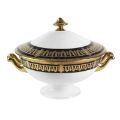 Picture of SAINT HONORE SOUP TUREEN (GOLD BLACK RIM)