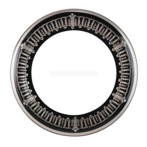 Picture of SAINT HONORE TART PLATTER (PLATINUM BLACK RIM)