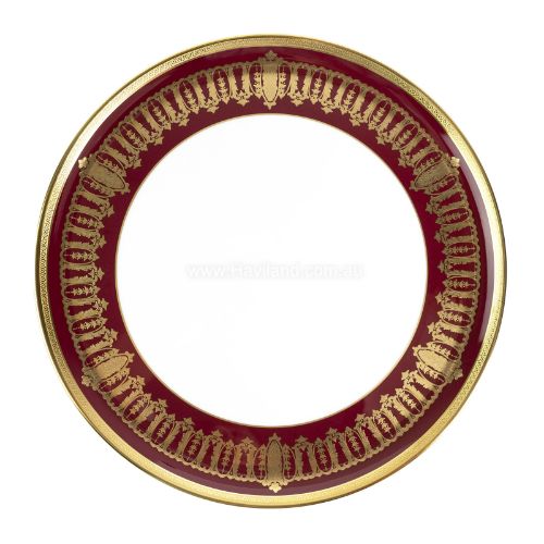 Picture of SAINT HONORE TART PLATTER (GOLD CHERRY RIM)