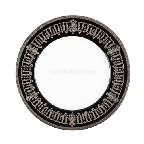 Picture of SAINT HONORE UNDERPLATE (PLATINUM BLACK RIM)