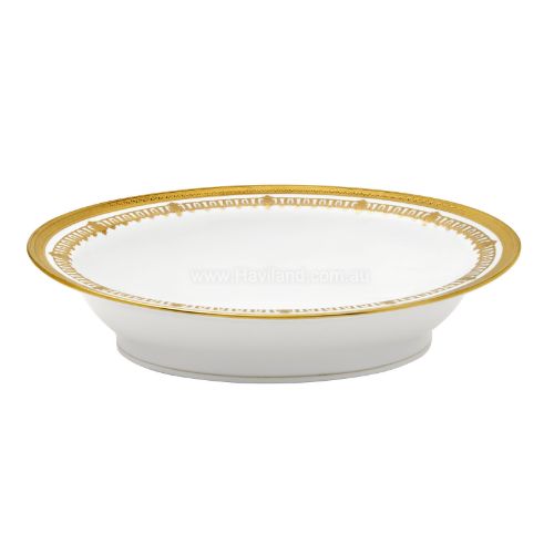 Picture of SAINT HONORE VEGETABLE DISH (GOLD WHITE RIM)