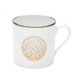 Picture of SOUFFLE D OR MINI MUG (GOLD PATTERN) (OR)