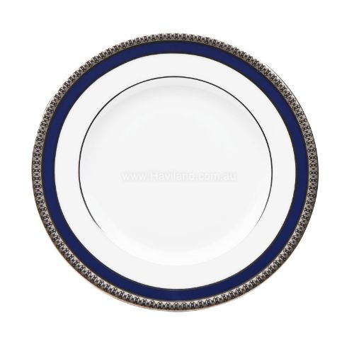 Picture of SYMPHONIE BREAD AND BUTTER PLATE (WHITE BLUE PLATINUM)