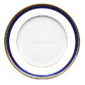 Picture of SYMPHONIE DESSERT PLATE (WHITE BLUE GOLD)