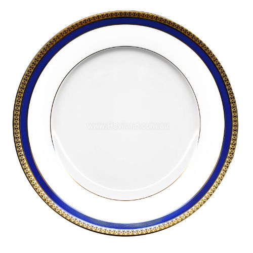 Picture of SYMPHONIE DESSERT PLATE (WHITE BLUE GOLD)