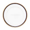 Picture of SYMPHONIE FLAT DISH (WHITE BLUE GOLD)