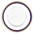 Picture of SYMPHONIE LARGE DINNER PLATE (WHITE BLUE GOLD)
