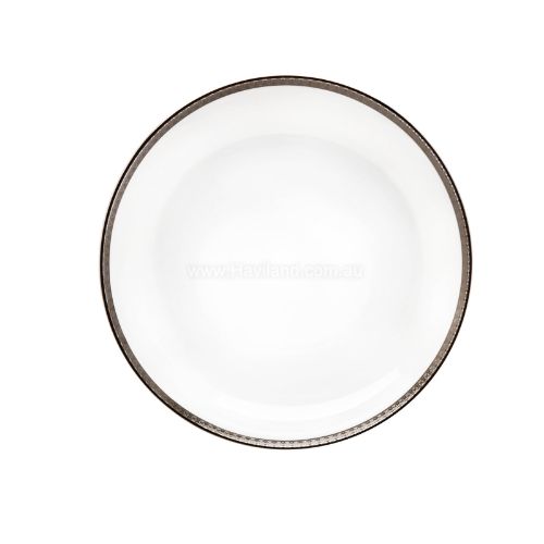 Picture of SYMPHONIE RIMLESS SOUP PLATE (WHITE PLATINUM)
