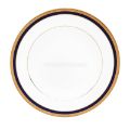 Picture of SYMPHONIE RIM SOUP PLATE (WHITE BLUE GOLD)