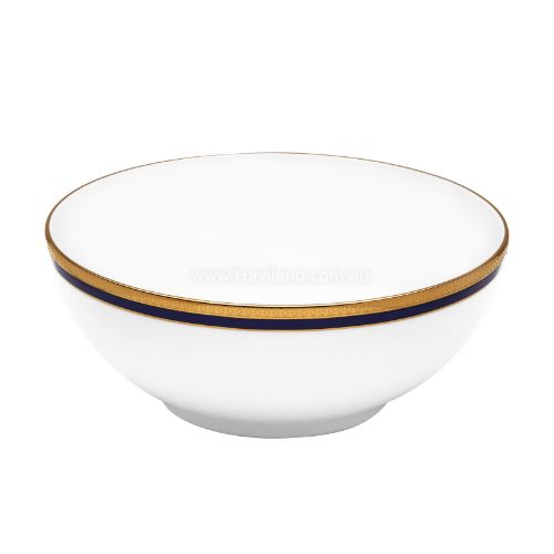 Picture of SYMPHONIE SALAD BOWL (WHITE BLUE GOLD)