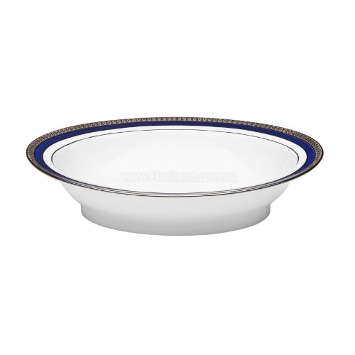 Picture of SYMPHONIE VEGETABLE DISH (WHITE BLUE PLATINUM)