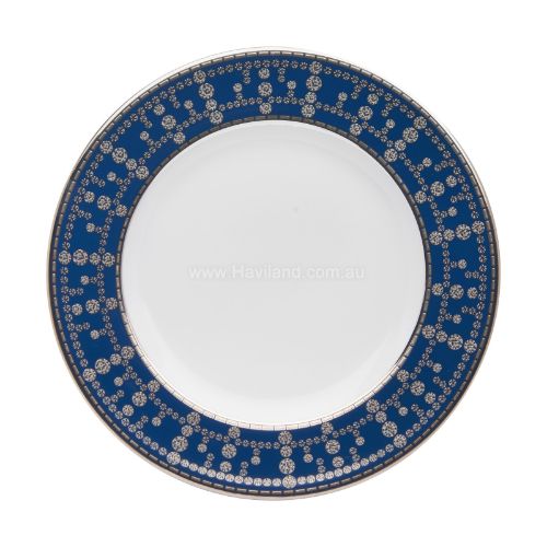 Picture of TIARA BREAD AND BUTTER PLATE (PRUSSIAN BLUE PLATINUM)
