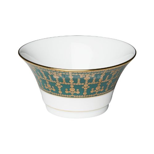 Picture of TIARA CEREAL BOWL (PEACOCK BLUE GOLD)