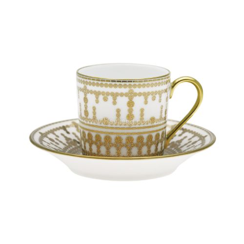 Picture of TIARA COFFEE CUP AND SAUCER (CYLINDRICAL) (WHITE GOLD)