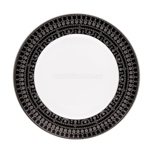Picture of TIARA DESSERT PLATE (BLACK PLATINUM)