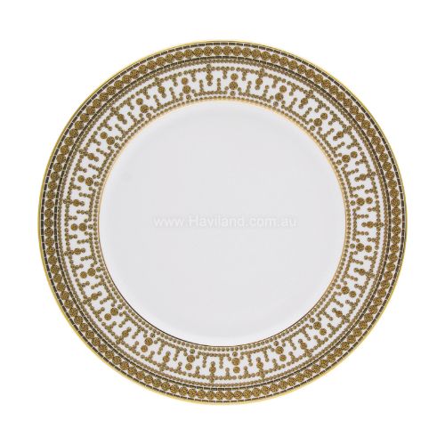 Picture of TIARA LARGE DINNER PLATE (WHITE GOLD)