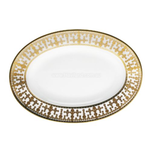 Picture of TIARA PICKLE DISH (WHITE GOLD)