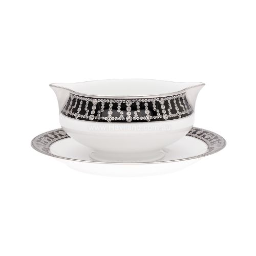 Picture of TIARA SAUCE BOAT (BLACK PLATINUM)
