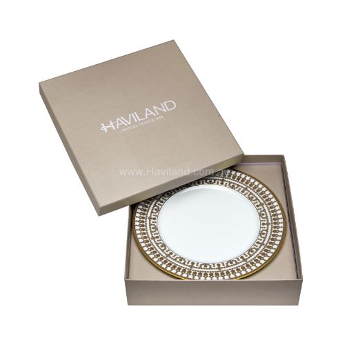 Picture of TIARA SET OF 4 DESSERT PLATES (WHITE GOLD)