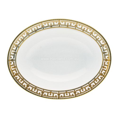 Picture of TIARA VEGETABLE DISH (WHITE GOLD)