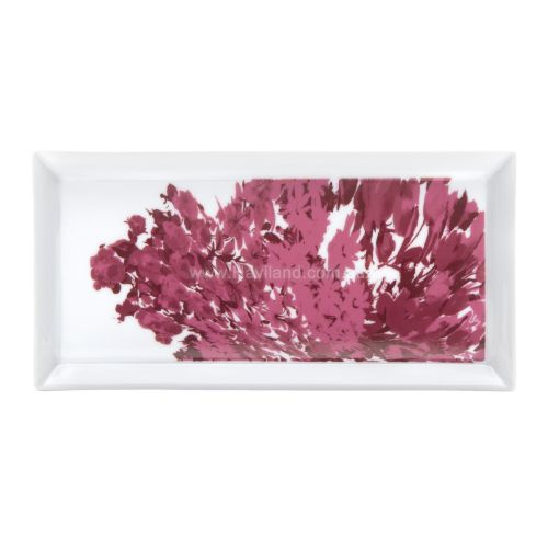 Picture of VALSE RECTANGULAR TRAY (ROSE)