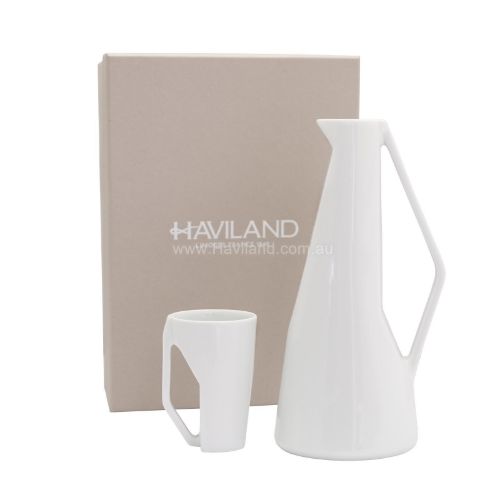 Picture of VICTORIA WILMOTTE SET OF MUG AND CARAFE (BLANC)