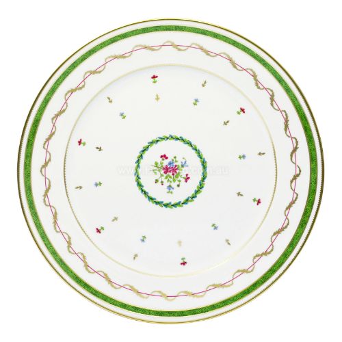 Picture of VIEUX PARIS VERT FLAT DISH (VERT)