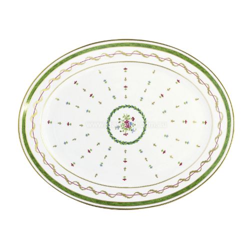 Picture of VIEUX PARIS VERT OVAL DISH (VERT)