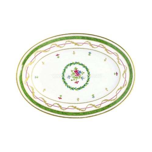 Picture of VIEUX PARIS VERT PICKLE DISH (VERT)