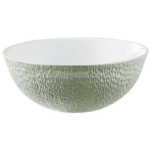 Picture of Calabash shaped salad bowl, Minéral Irisé, celadon (CELADON)