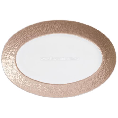 Picture of OVAL PLATTER MINÉRAL IRISÉ CUIVRE (COPPER)