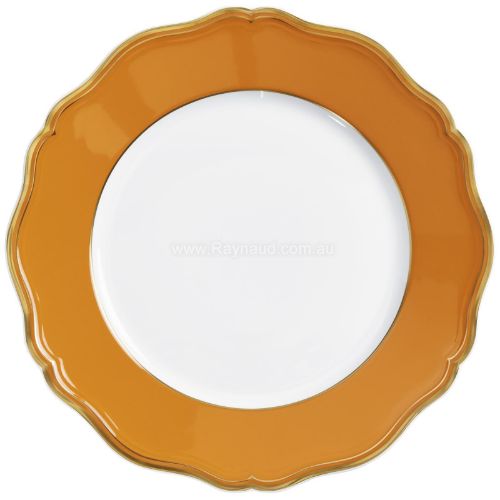 Picture of RIM PLATE FLAT MAZURKA OR FOND ORANGE