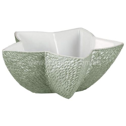Picture of Star sugar bowl , Minéral Irisé, celadon (CELADON)