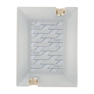 Show details for Ashtray Porcelain monogram 1872 light grey Picture of Ashtray Porcelain monogram 1872 light grey