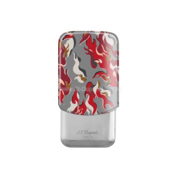 Show details for 3 cigar case Leather case Camo red Picture of 3 cigar case Leather case Camo red