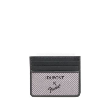 Show details for card holders Leather and canvas fender grey Picture of card holders Leather and canvas fender grey