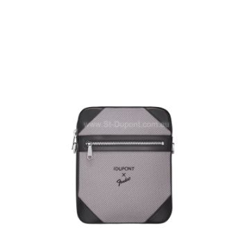 Show details for crossbody Leather and canvas fender grey Picture of crossbody Leather and canvas fender grey