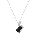 Picture of lighter necklace Lacquered lighter  silver