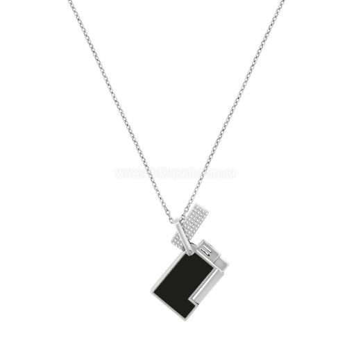 Picture of lighter necklace Lacquered lighter  silver